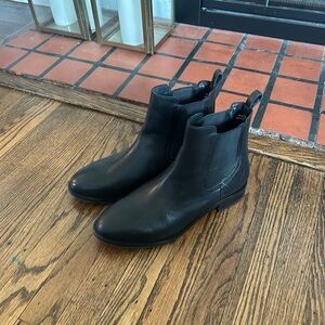 Black womens Thursday Boot Company Chelsea boots